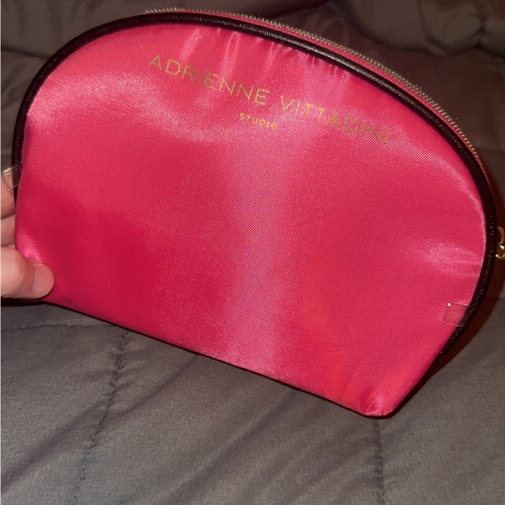 Adrienne Vittadini Vibrant Pink Cosmetic Case